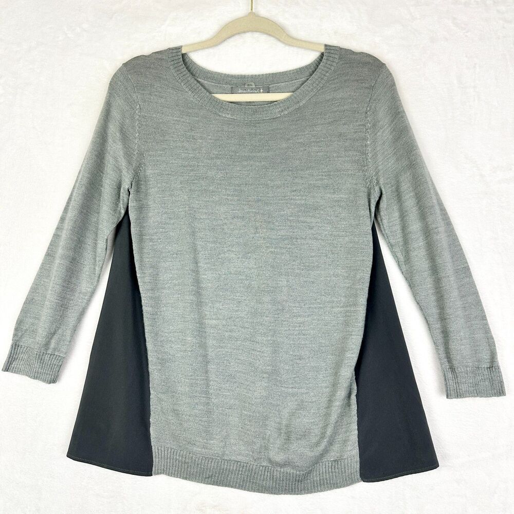 Smartwool Women's Merino Wool Blend Sweater Base Layer Size Small Grey